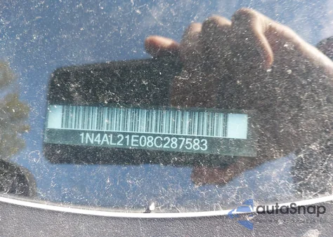 2008 Nissan Altima 2.5 S from USA, damaged, VIN 1N4AL21E08C287583